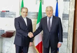 دیدار عراقچی با وزیر خارجه ایتالیا پیش از آغاز مذاکرات
