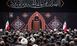 عزاداری شب هشتم محرم در حسینیه امام خمینی(ره) 