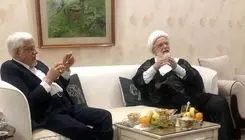 دیدار عارف با مهدی کروبی