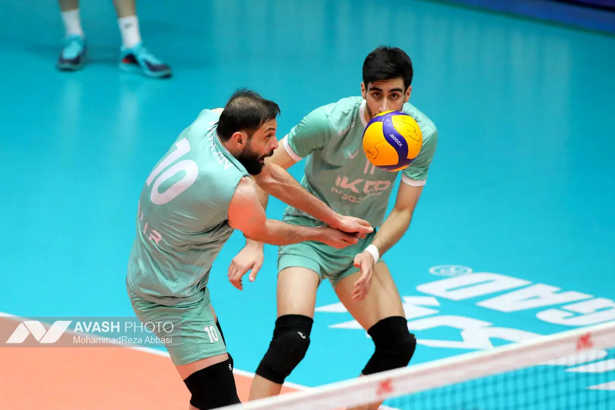 دیدار تیم های والیبال پیکان تهران و رازین پلیمر