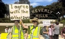 برگزاری تظاهرات سراسری «NO KING» در ایالات متحده + عکس 