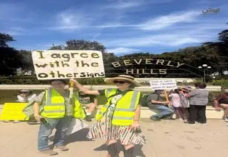 برگزاری تظاهرات سراسری «NO KING» در ایالات متحده + عکس 