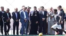 بهره‌برداری از دو زمین چمن مصنوعی فوتبال ابوموسی