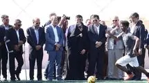 بهره‌برداری از دو زمین چمن مصنوعی فوتبال ابوموسی