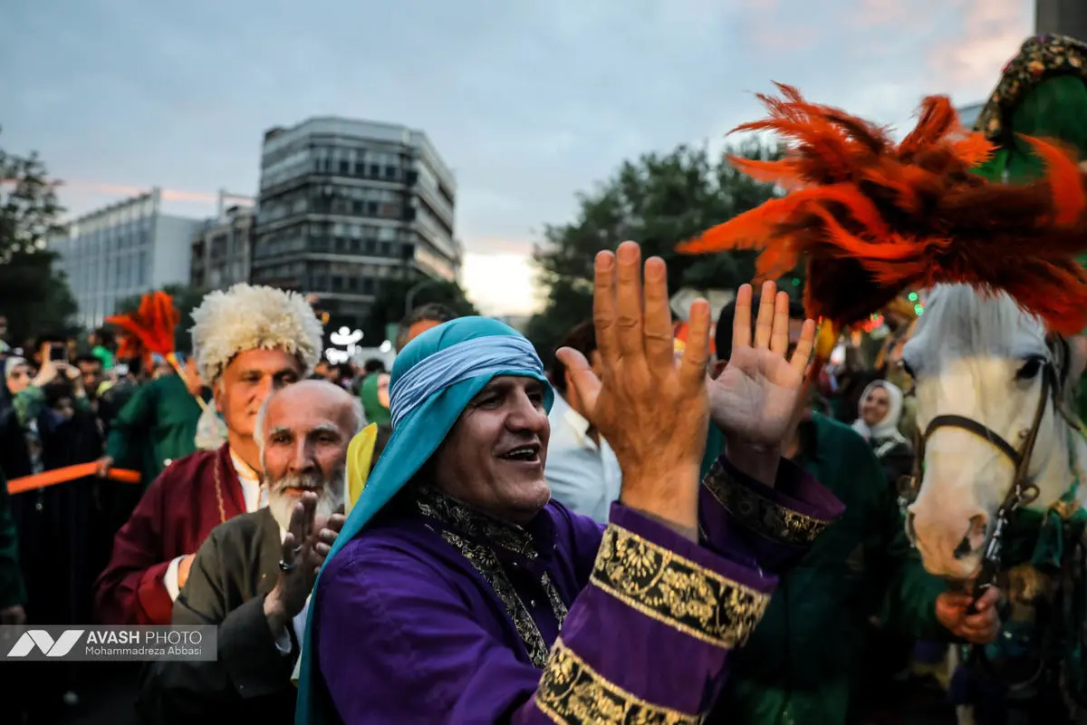 اجتماع ۵ کیلومتری امام رضایی‌ها در تهران