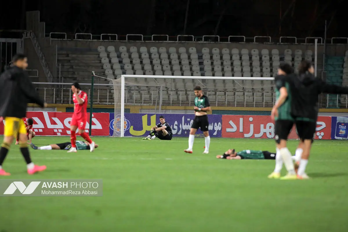 دیدار تیم های فوتبال  پرسپولیس تهران و خیبر خرم آباد