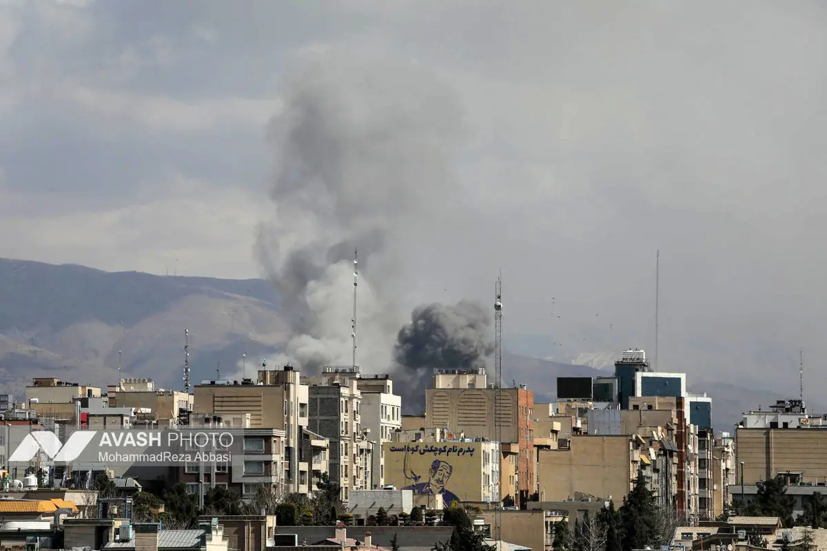 حمله هوایی صهیونی- آمریکایی به تهران