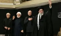 مراسم عزادارای شب عاشورا با حضور رهبر انقلاب