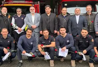 رئیس فدراسیون بوکس در جمع آتش‌نشانان: شما قهرمانان واقعی هستید