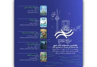 «سوره امید» با ۵ اثر کودک و نوجوان در جشنواره تئاتر «شهر» حاضر شد