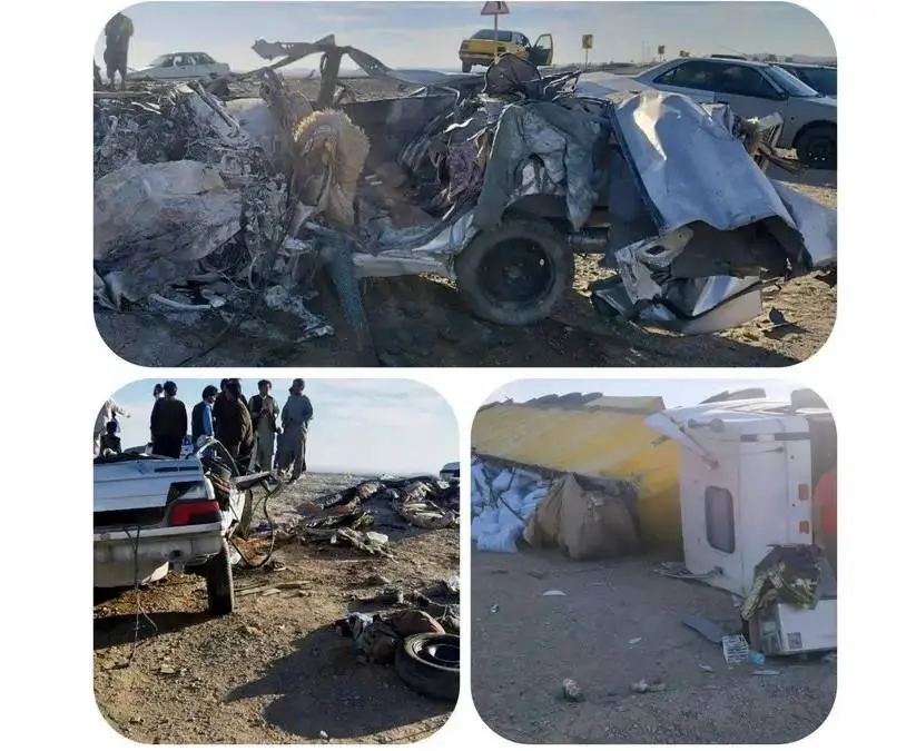 مرگ در تصادف فاجعه آمیز جاده سراوان برای ۹ افغانستانی مهاجر - خاش