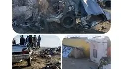 مرگ در تصادف فاجعه آمیز جاده سراوان برای ۹ افغانستانی مهاجر - خاش