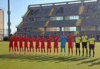تساوی شاگردان عبدی در بازی درون تیمی
