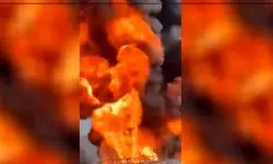 آتش‌سوزی شدید انبار دپوی سوخت قاچاق در شهرستان سرباز