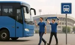 خدمات اتوبوسرانی برای انتقال تماشاچیان تیم‌های استقلال و آلومینیوم اراک