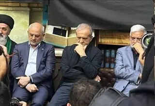 حضور پزشکیان در مراسم گرامیداشت شهدای اقتدار ارتش