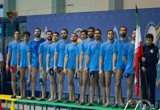 تیم ملی واترپلو در رده چهارم آسیا ایستاد