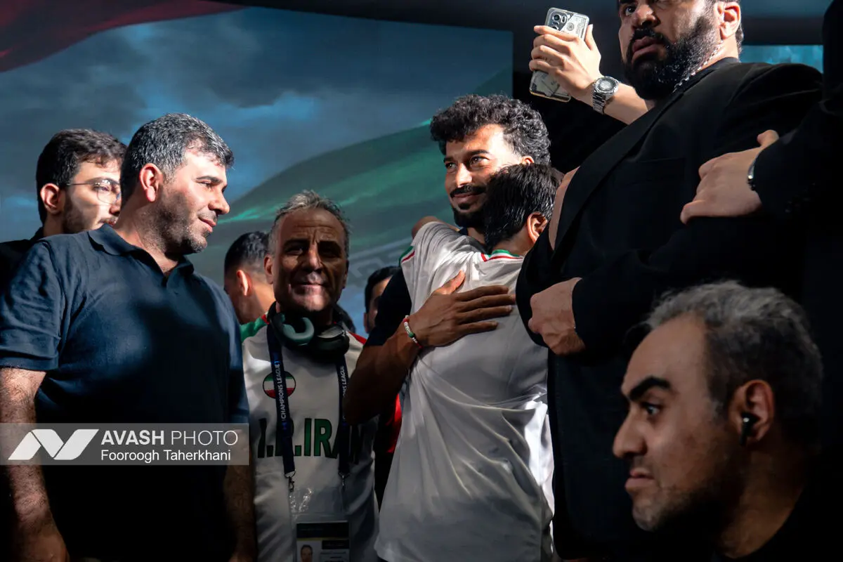 ورود کاروان تیم ملی فوتبال به کشور