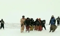 نجات ۱۶۰۰ تبعه افغانستان از برف و یخبندان