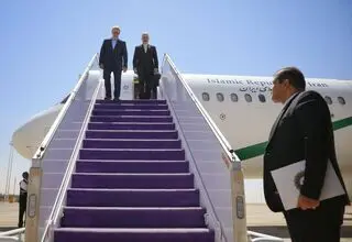 علی لاریجانی وارد ریاض شد 