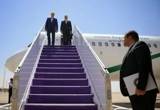 علی لاریجانی وارد ریاض شد 