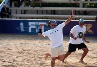 قهرمانی بنده‌نژاد و جوینده در رقابت‌های بین‌المللی تنیس ساحلی