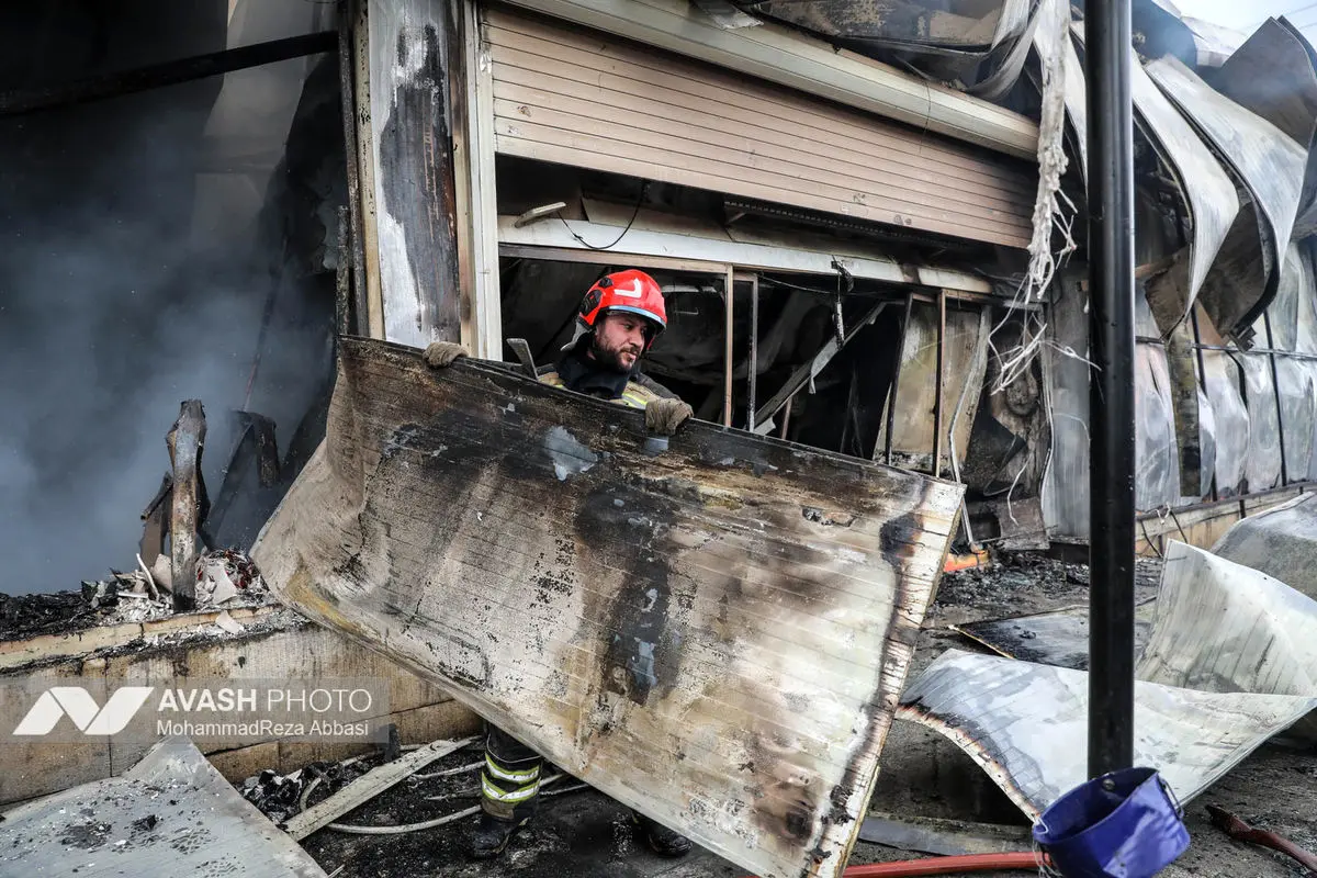 آتش‌سوزی بازار بزرگ جنت‌ - تهران