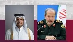 رایزنی تلفنی مقامات ارشد نظامی ایران و قطر
