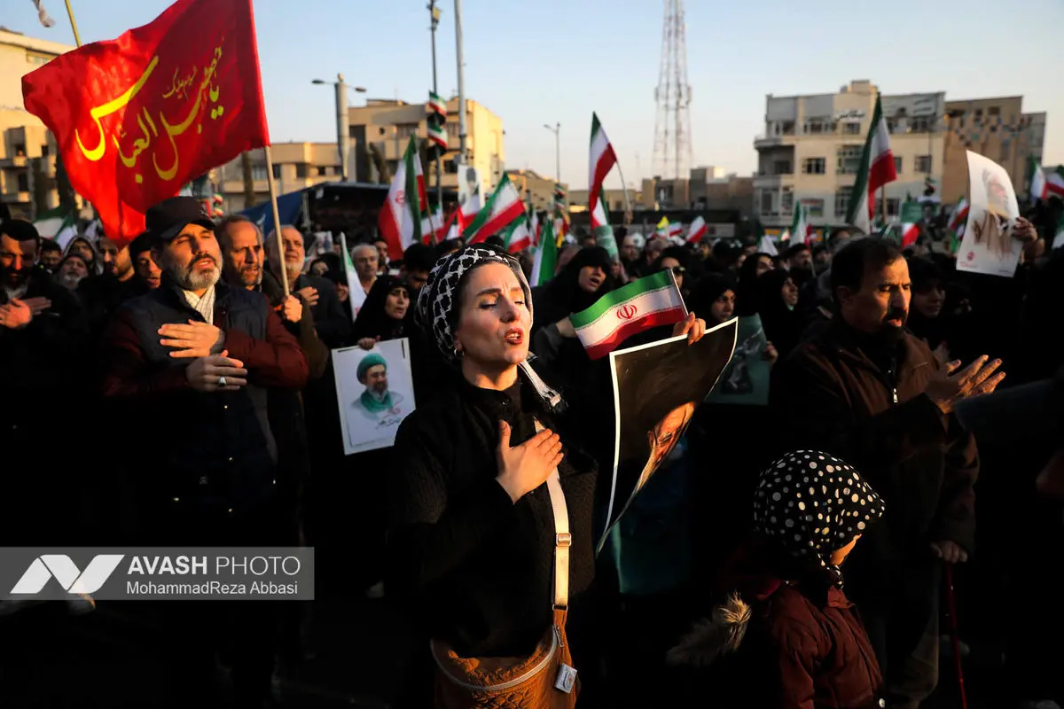 مراسم بیعت با سومین رهبر انقلاب اسلامی در تهران