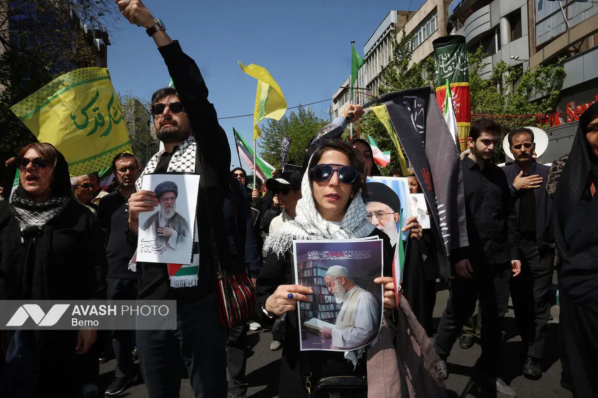 مراسم اربعین رهبر شهید انقلاب در تهران -۱