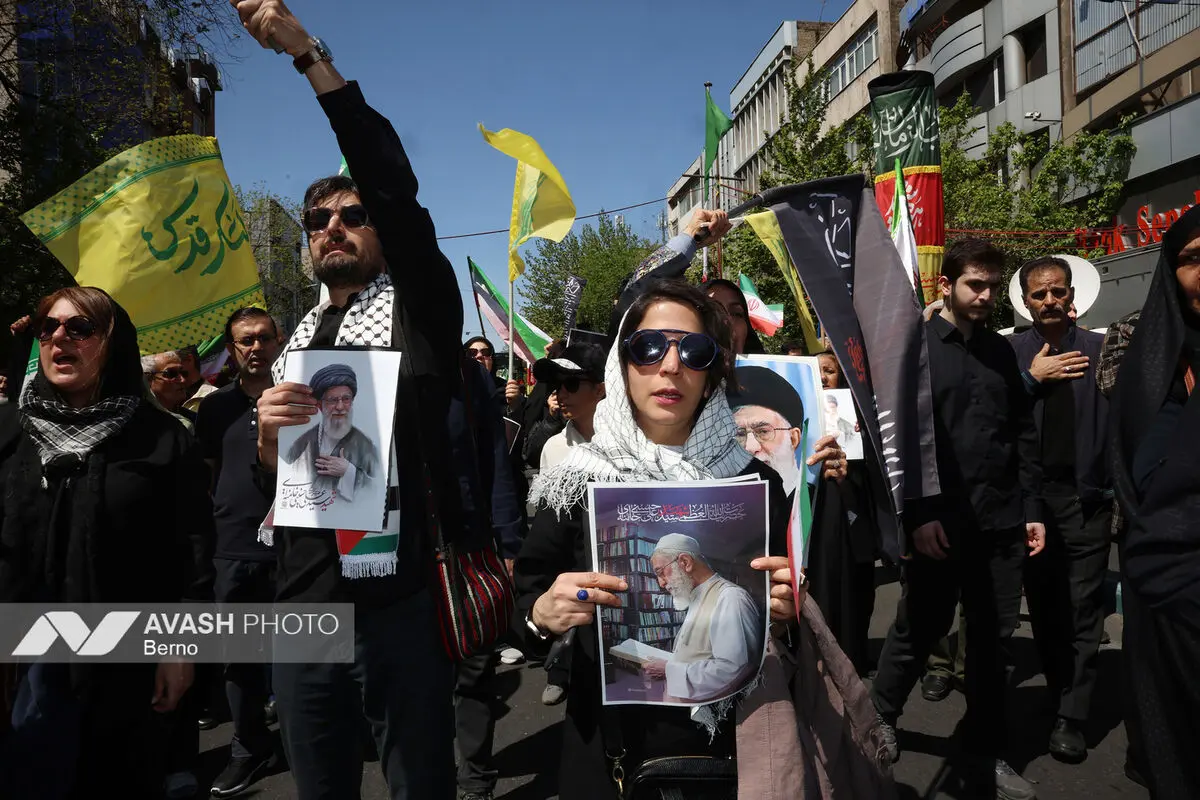 مراسم اربعین رهبر شهید انقلاب در تهران -۱