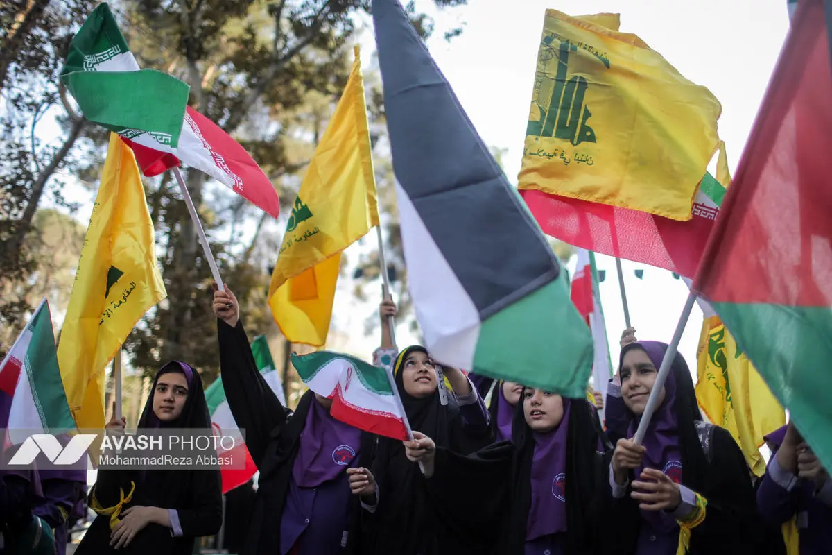 راهپیمایی گرامیداشت روز ۱۳ آبان - تهران