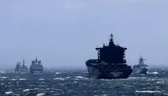 استقبال فرمانده نیروی دریایی سپاه از ناوگروه شهید مهدوی