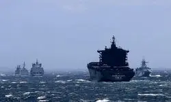 استقبال فرمانده نیروی دریایی سپاه از ناوگروه شهید مهدوی