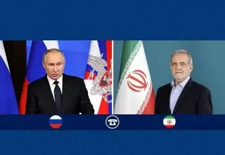 رایزنی تلفنی مسعود پزشکیان و ولادیمیر پوتین 