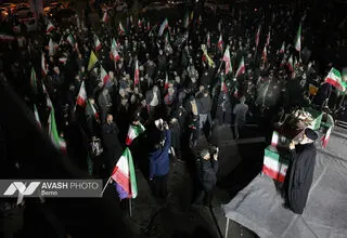شلیک هوایی عروس خانم در تجمع شبانه/ ببینید