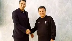 مدیرعامل پرسپولیس در تمرین تیم ملی
