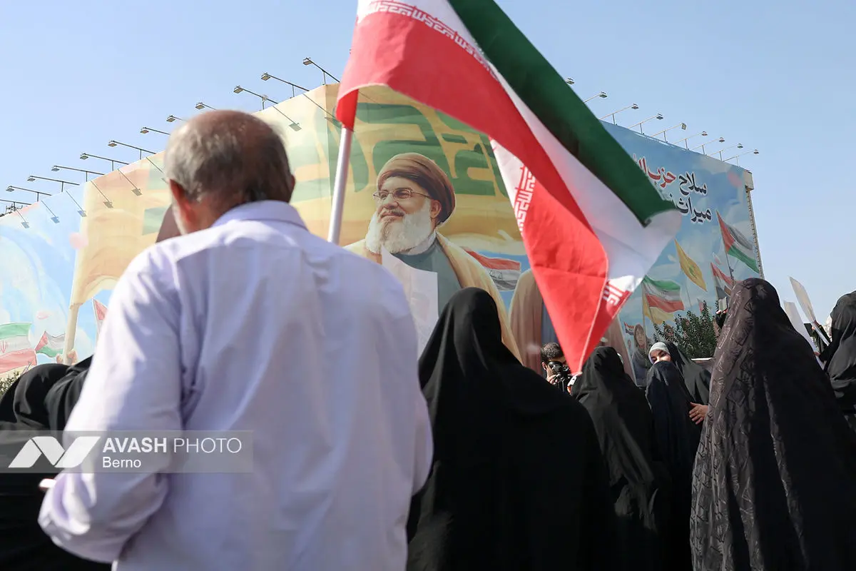 نماز جمعه و راهپیمایی «بشارت نصر» - تهران