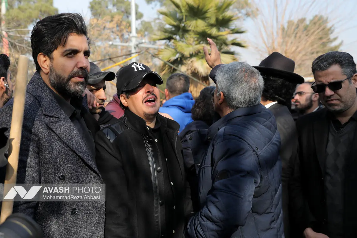 مراسم تشییع و خاکسپاری سعید پیر دوست