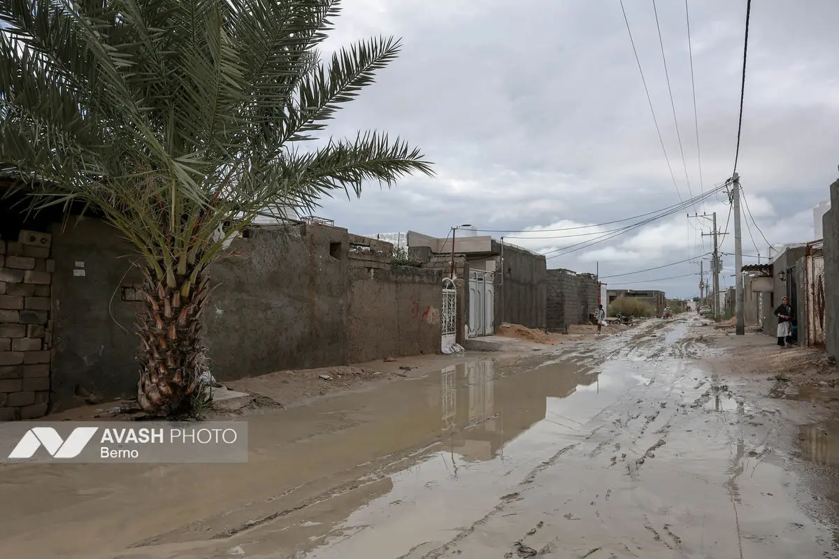 جزیره قشم پس از وقوع سیل