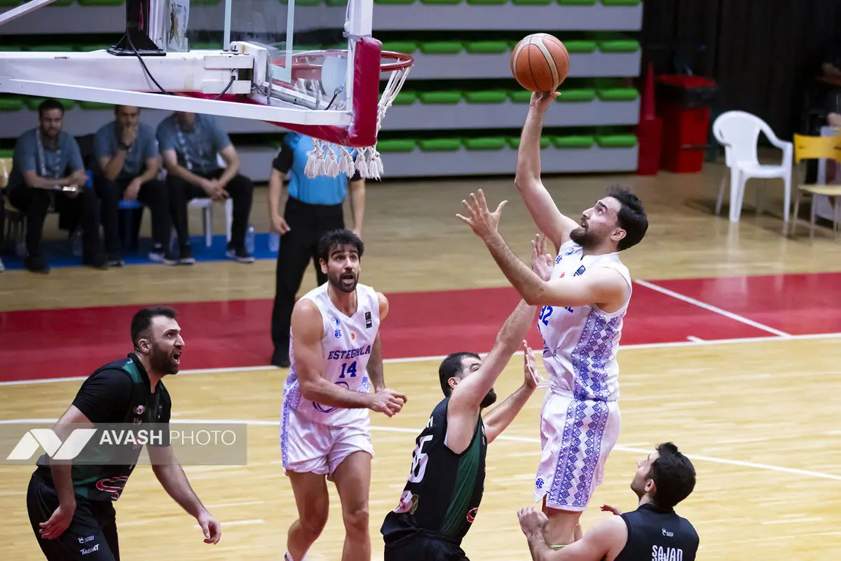 لیگ برتر بسکتبال - استقلال تهران مقابل طبیعت