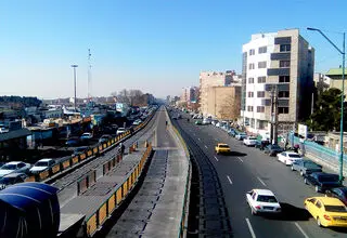 تغییر چهره مسیر ۱۷ کیلومتری میدان آزادی تا سه راه تهرانپارس