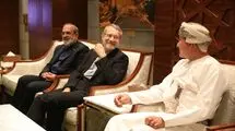 لاریجانی از عمان به دوحه رفت 