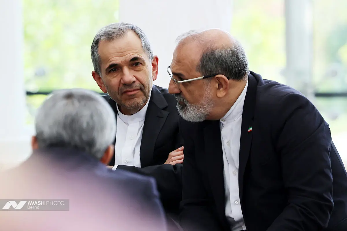 هیات مذاکره کننده ایران پیش از آغاز دور سوم مذاکرات ایران و آمریکا در عمان