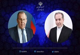 پیام تبریک نوروزی وزیر امور خارجه روسیه به وزیر امور خارجه جمهوری اسلامی ایران