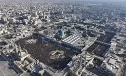صحن‌های حرم رضوی برای حضور شرکت‌کنندگان در تشییع رهبر شهید آماده است