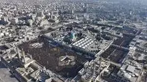 صحن‌های حرم رضوی برای حضور شرکت‌کنندگان در تشییع رهبر شهید آماده است