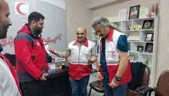 بازیگر سینما و تلویزیون در جمع امدادگران هلال احمر حضور یافت + عکس 