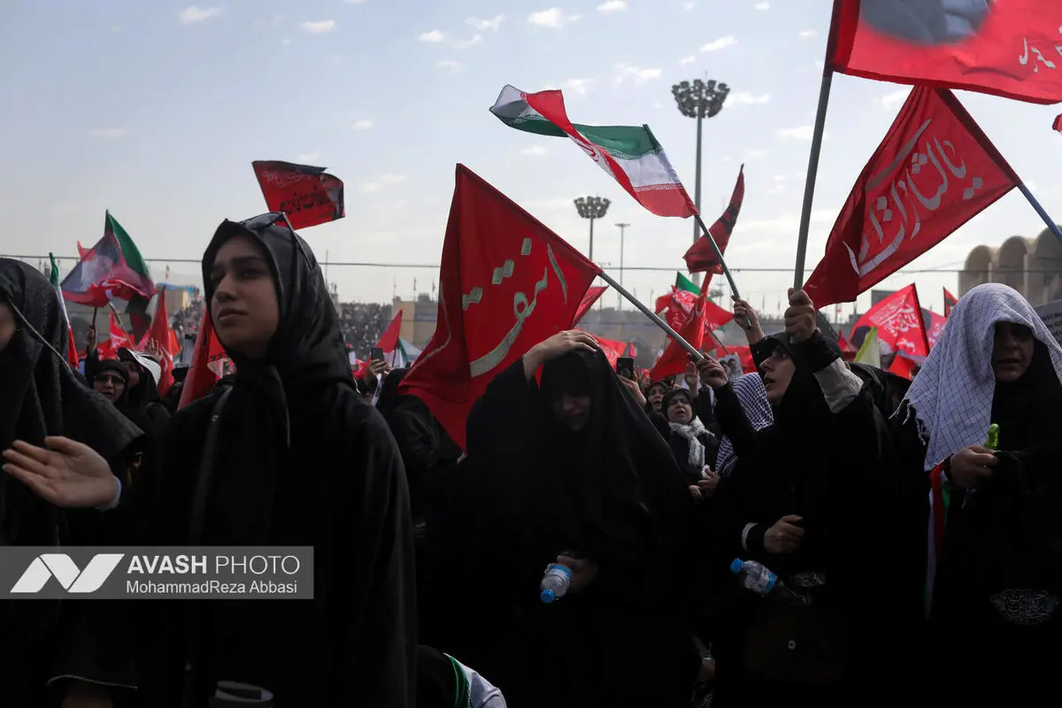 مراسم وداع با رهبر شهید انقلاب