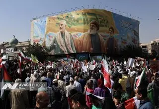 راهپیمایی حمایت از مردم غزه در سراسر ایران برگزار شد
